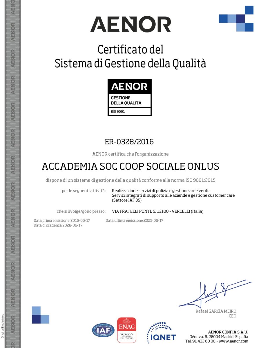Certificato